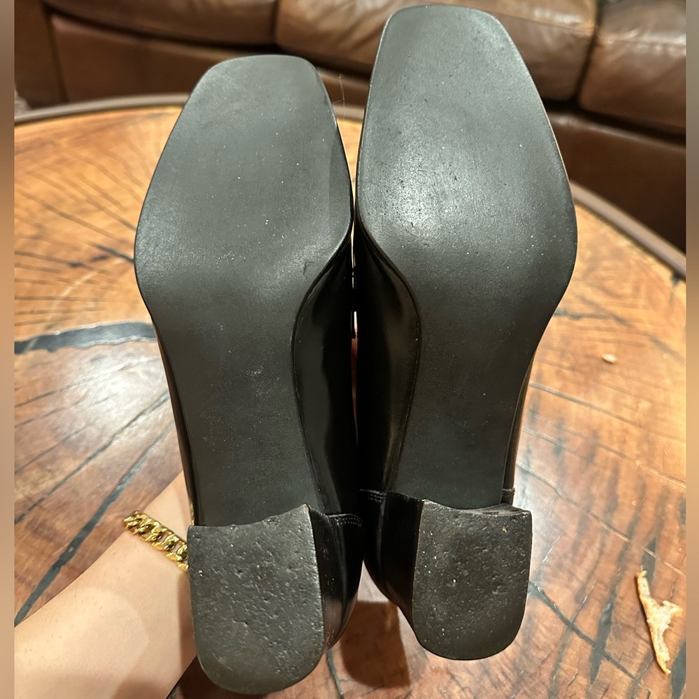 CELINE Black Leather Loafers - Picture 4 of 5